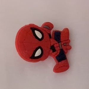 🐊3/$10 Spiderman Web shooting shoe charm